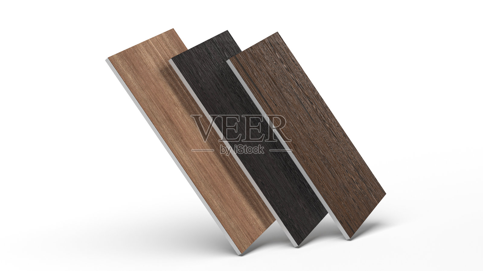 白色背景上的泡沫聚苯乙烯板泡沫板堆叠木板硬木的碎片照片摄影图片