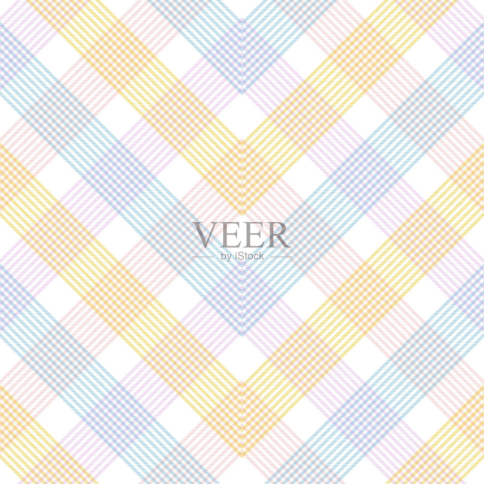 彩虹彩蜡笔人字形格子呢纹理插画图片素材