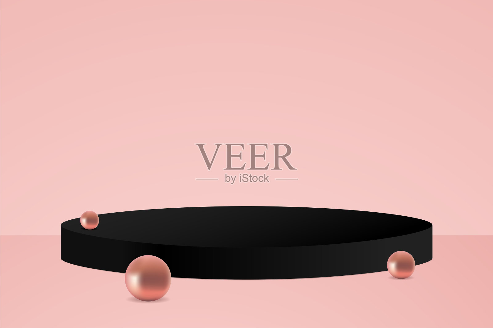 空的场景。矢量插图与复制空间插画图片素材