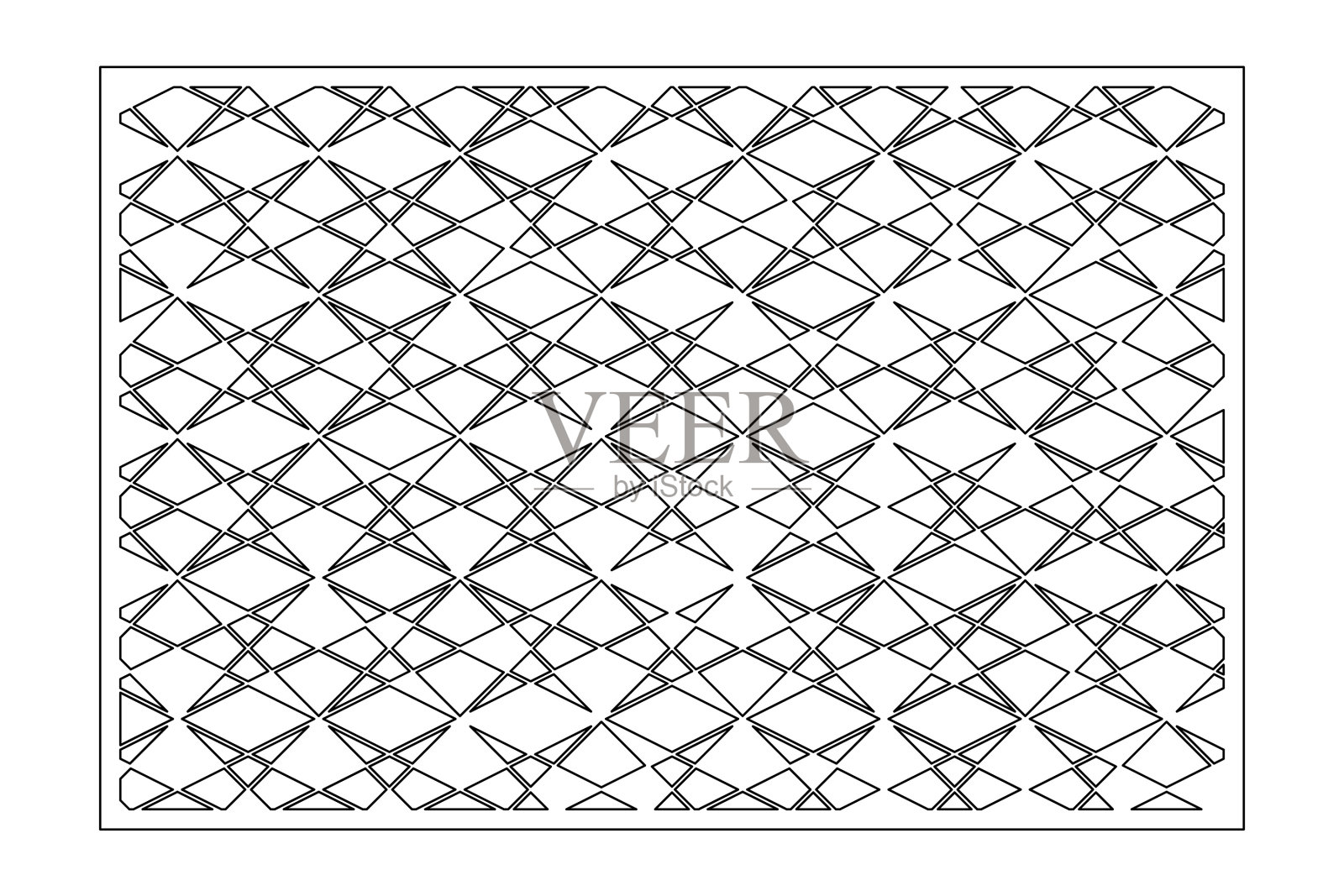 装饰卡切割线条几何插画图片素材