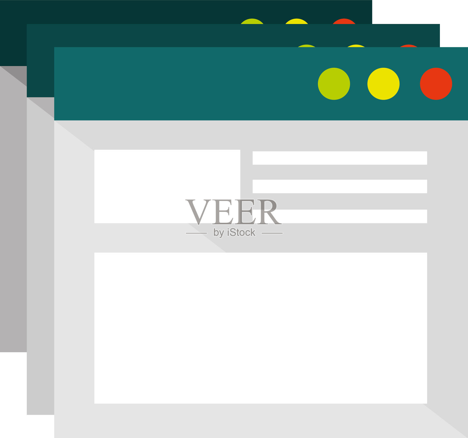 网站内容的虚拟设计元素图片