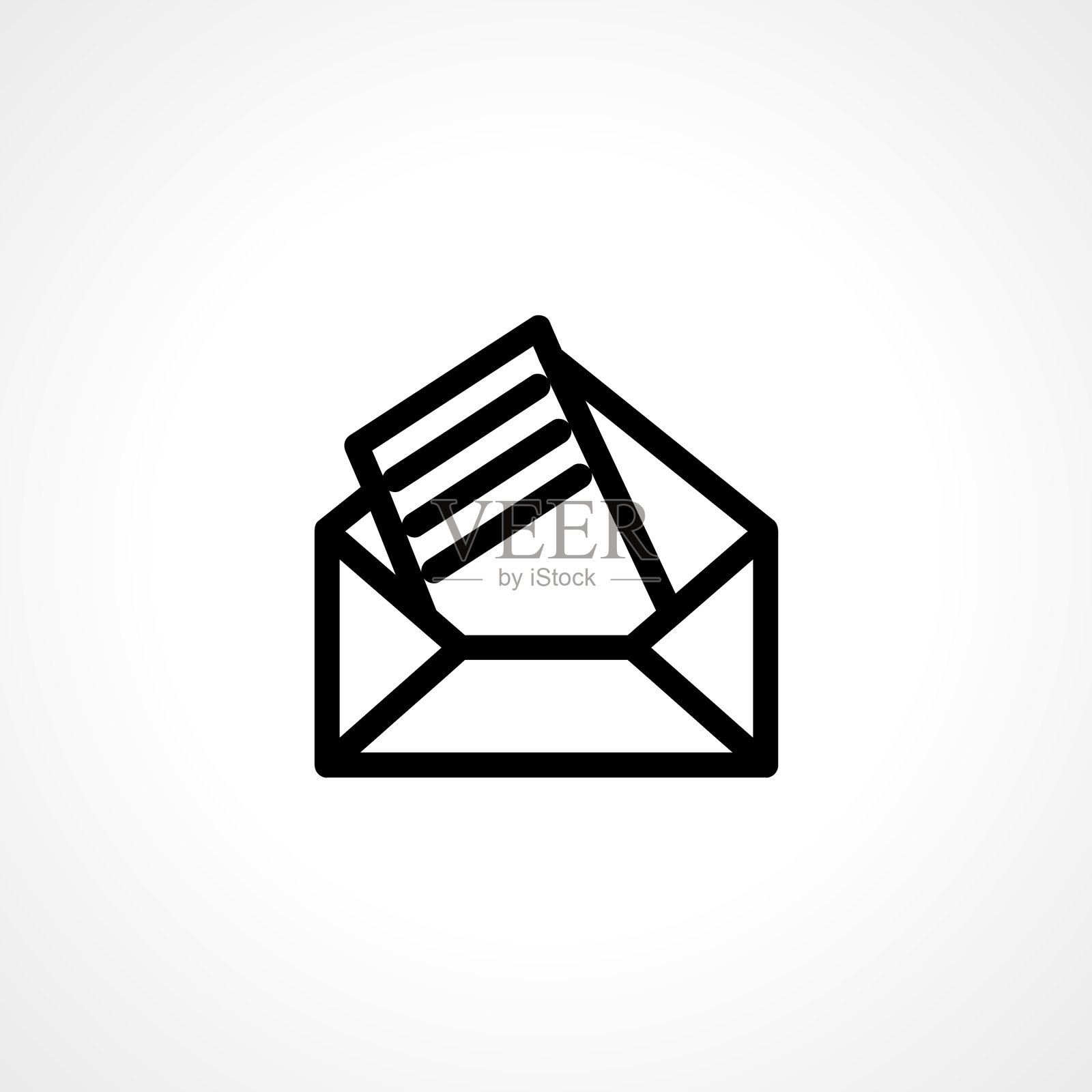 邮件简单孤立的web信封图标图标素材