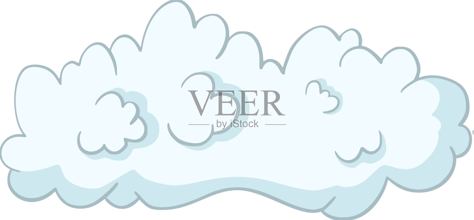 卡通云元素漫画图形设计元素图片