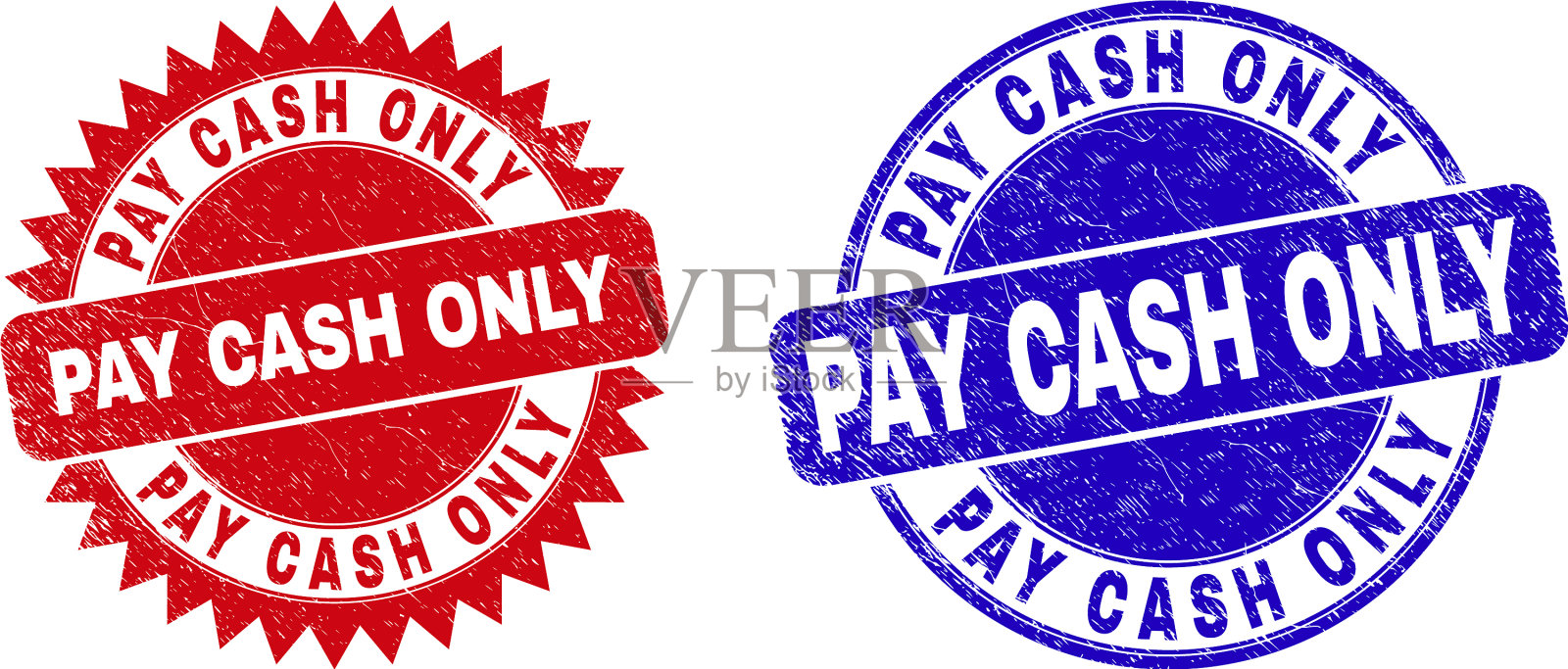 付现金时只用圆形和玫瑰形水印插画图片素材