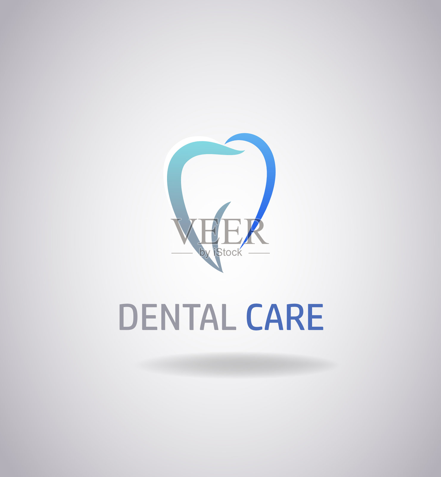 抽象的牙齿图像插画图片素材