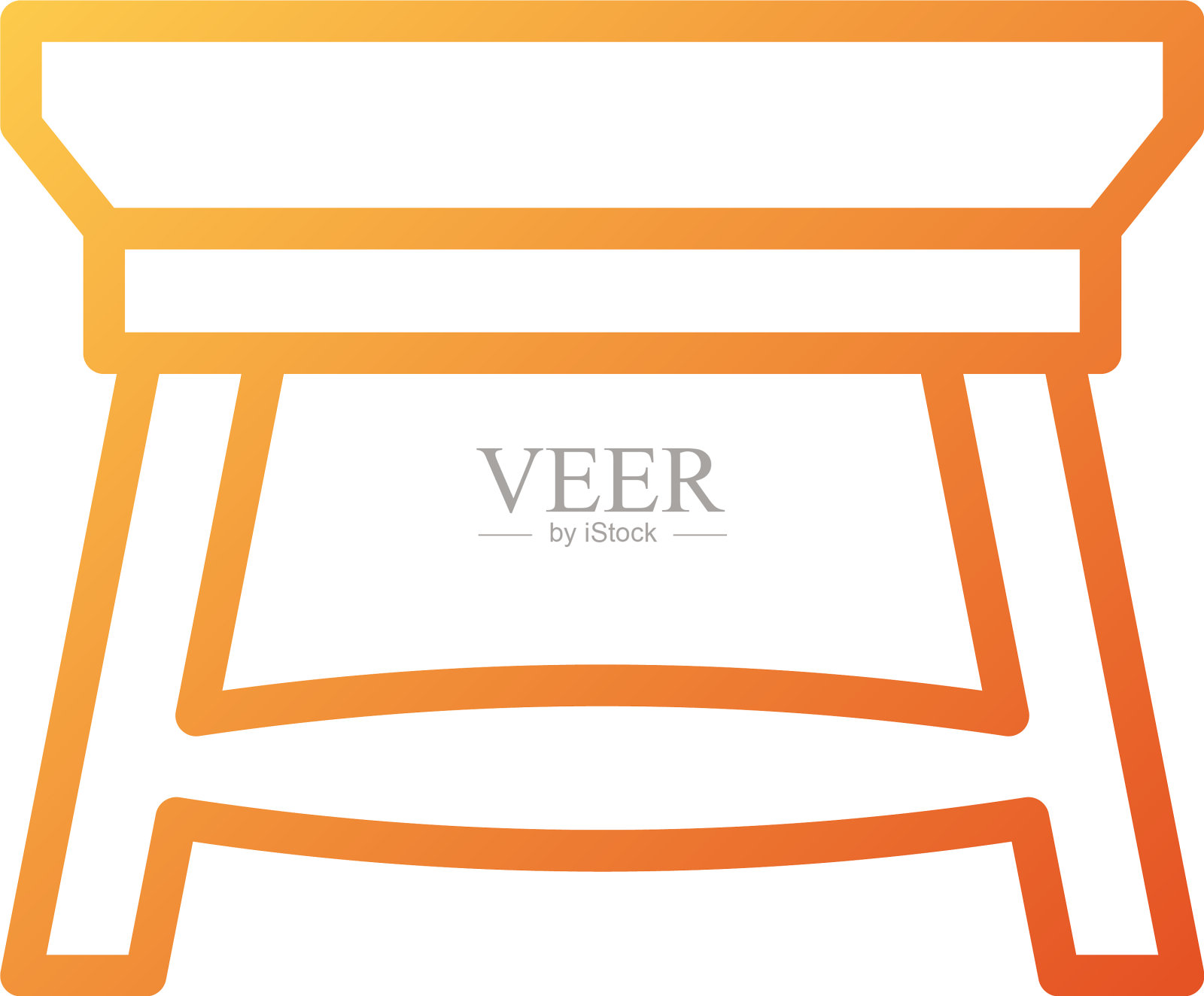 和标志表渐变风格图标完美插画图片素材