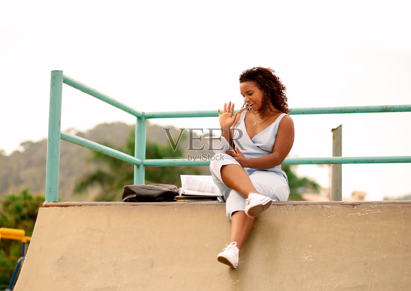 视频通话照片摄影图片