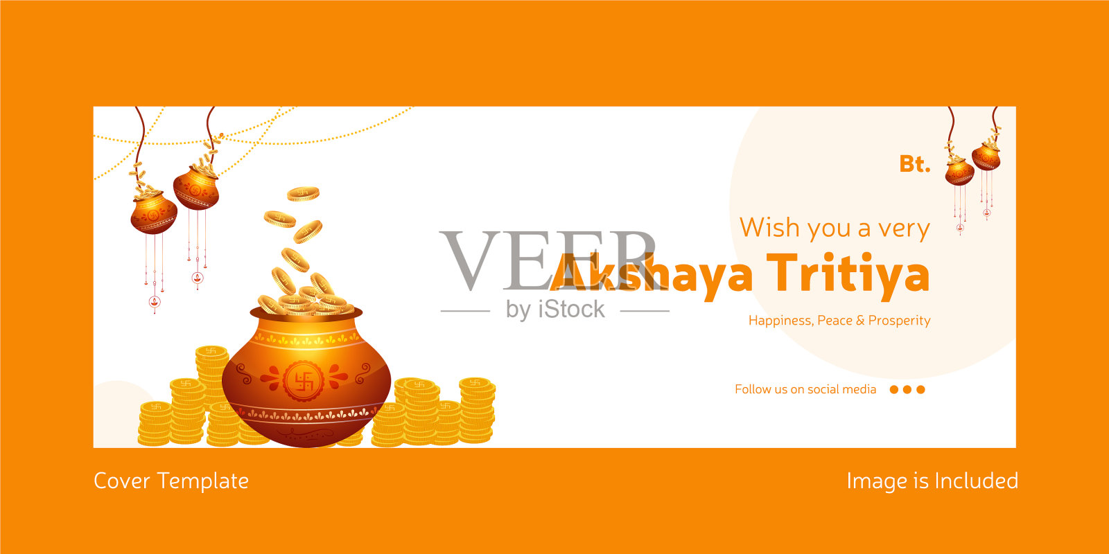 Akshaya tritiya封面设计插画图片素材