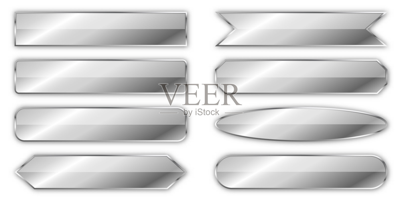 设银旗孤立图标素材