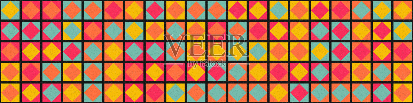 抽象几何图形生成计算艺术插图插画图片素材