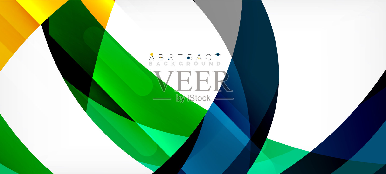 颜色圈形状最小的几何背景插画图片素材