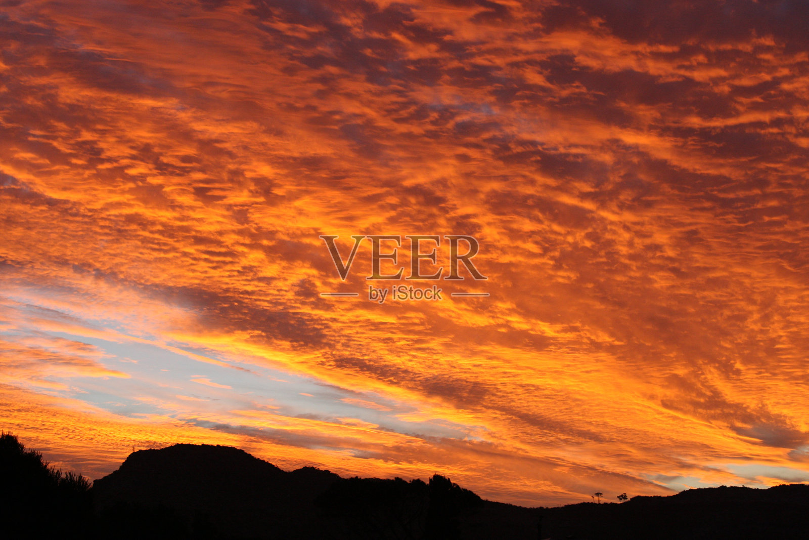 南非福斯湾的日落照片摄影图片