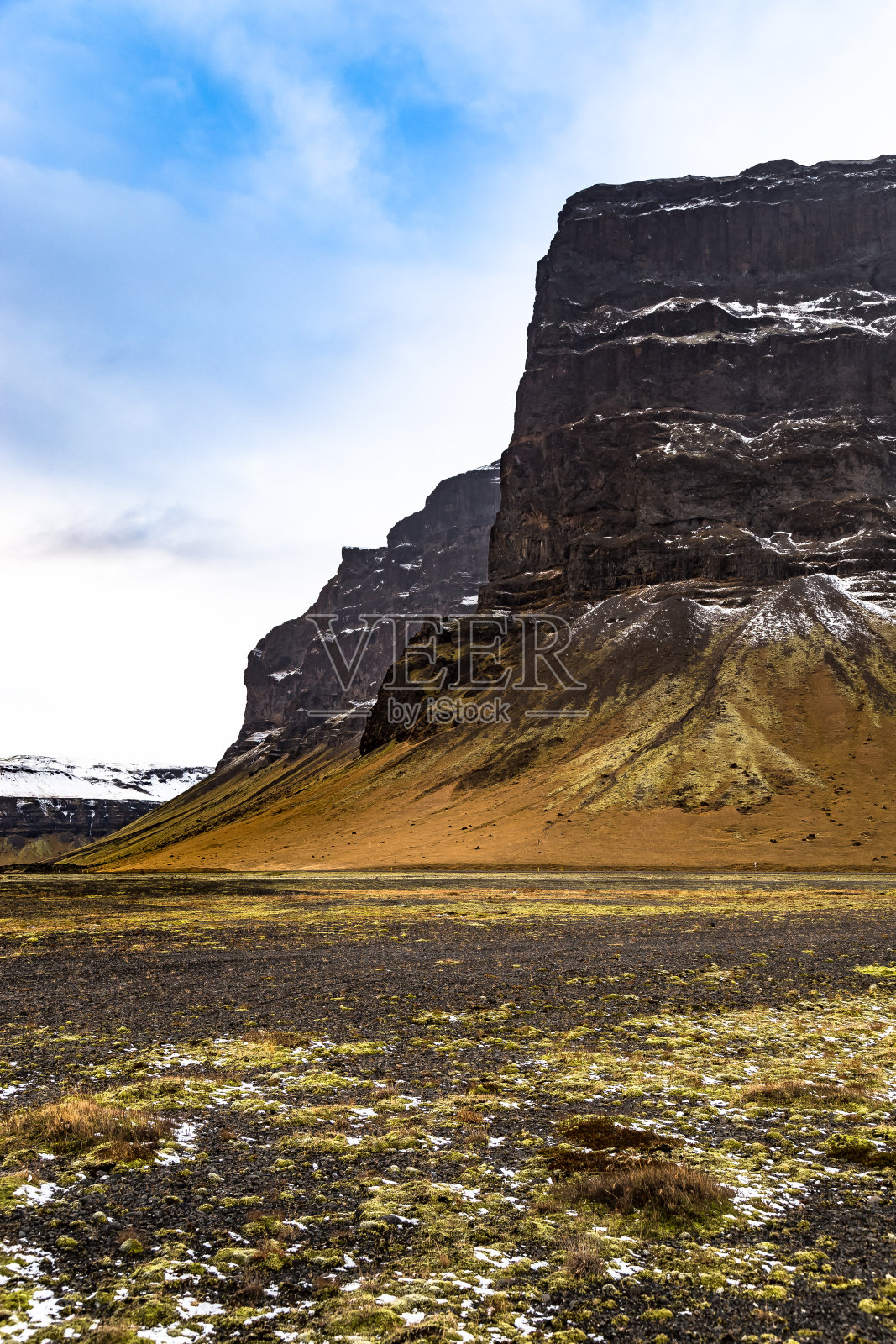 冰岛Lomagnupur山照片摄影图片