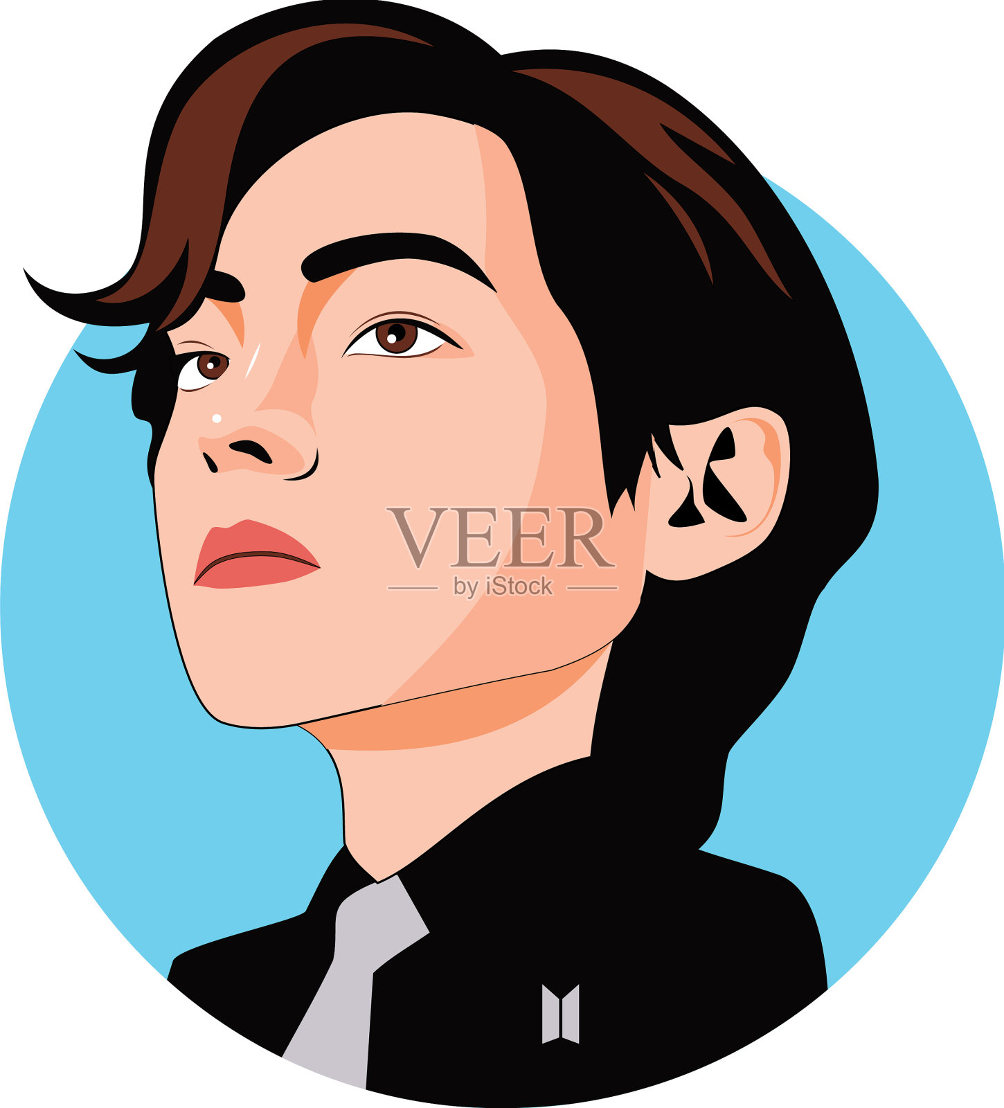 艺名v插画图片素材