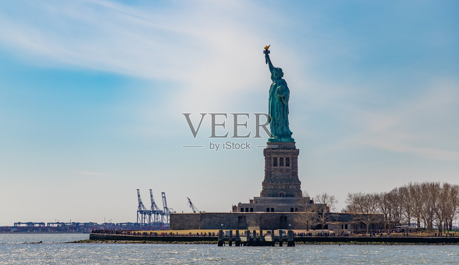 自由女神像照片摄影图片