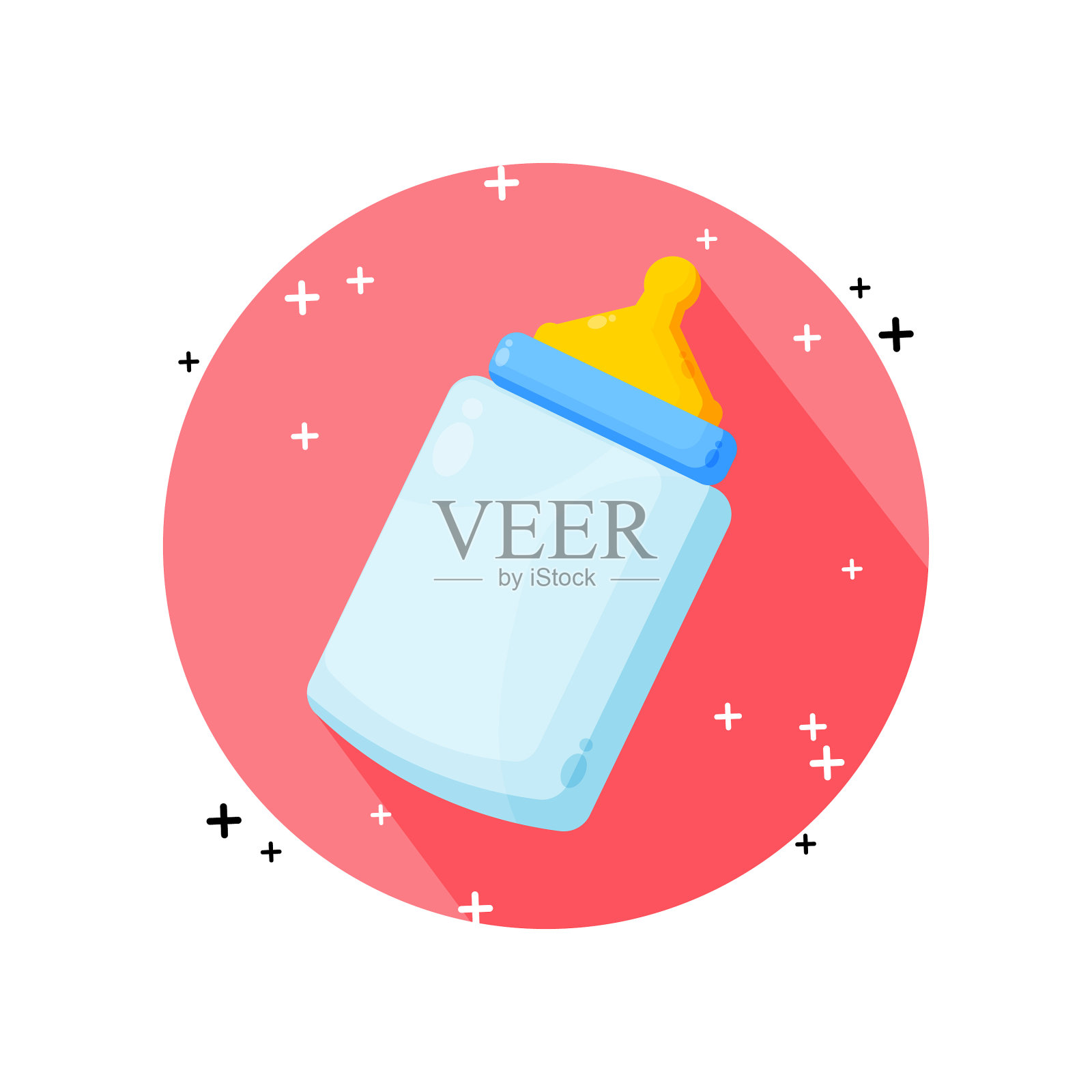 奶瓶图标设计设计元素图片