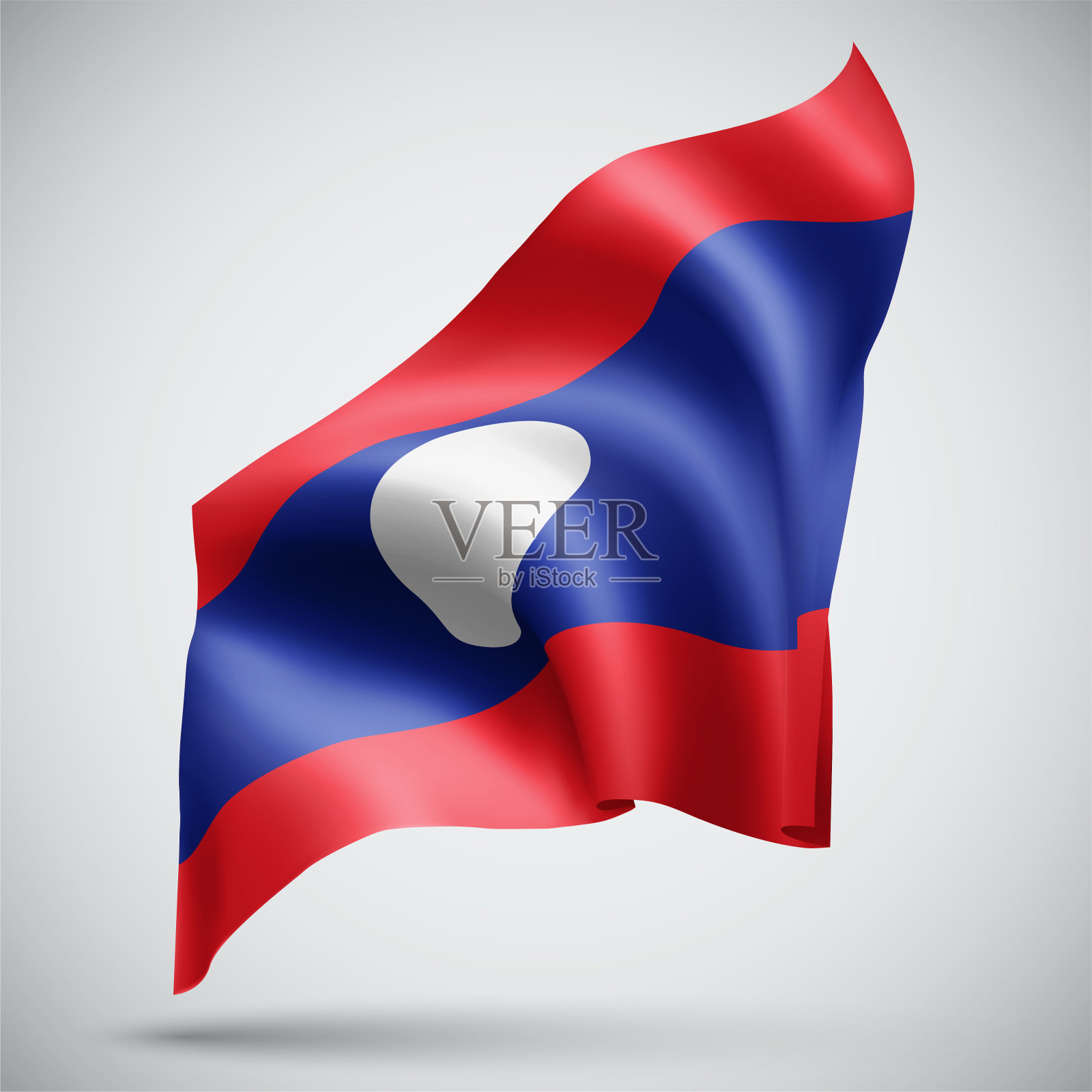 矢量3d标志在背景上插画图片素材