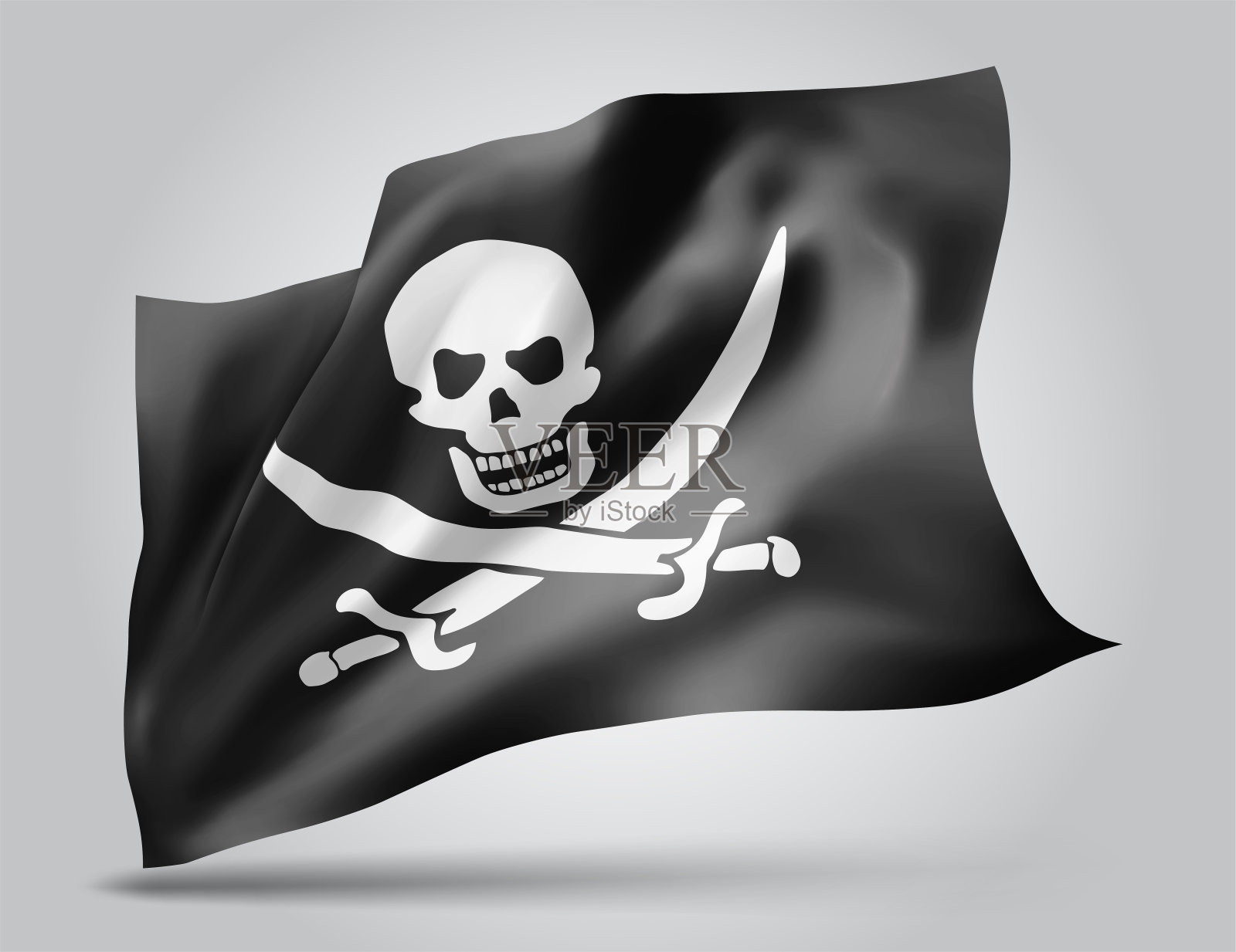 矢量3d标志在背景上插画图片素材