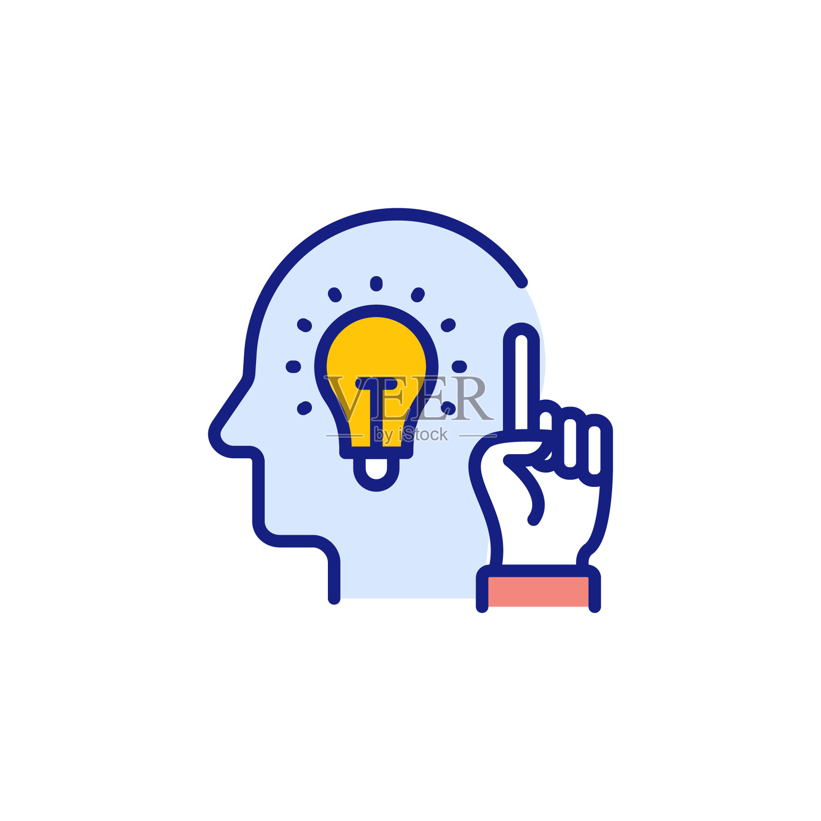 伟大的想法插画图片素材