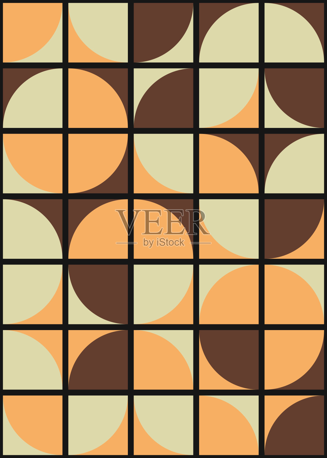 抽象几何图形生成计算艺术插图插画图片素材