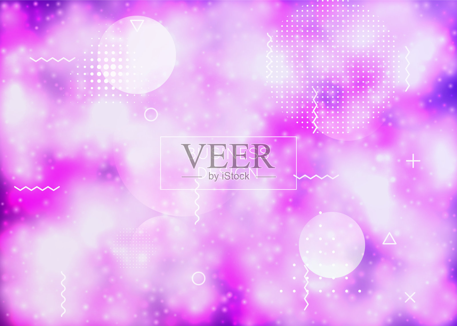 现代图案蓝色空间设计充满活力的圆点插画图片素材