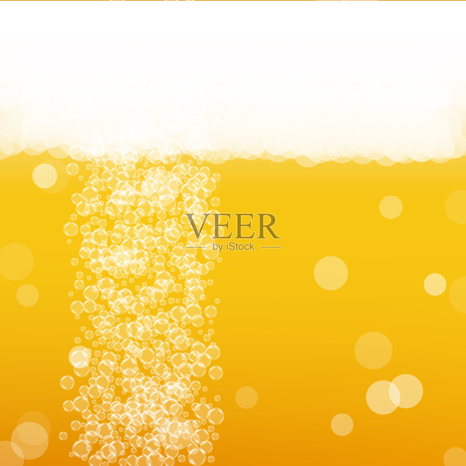 淡啤酒背景与工艺飞溅插画图片素材