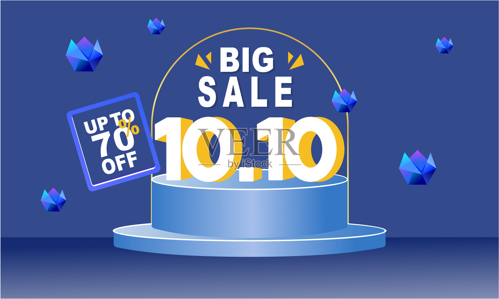 10 10限时抢购现代横幅促销设计元素图片