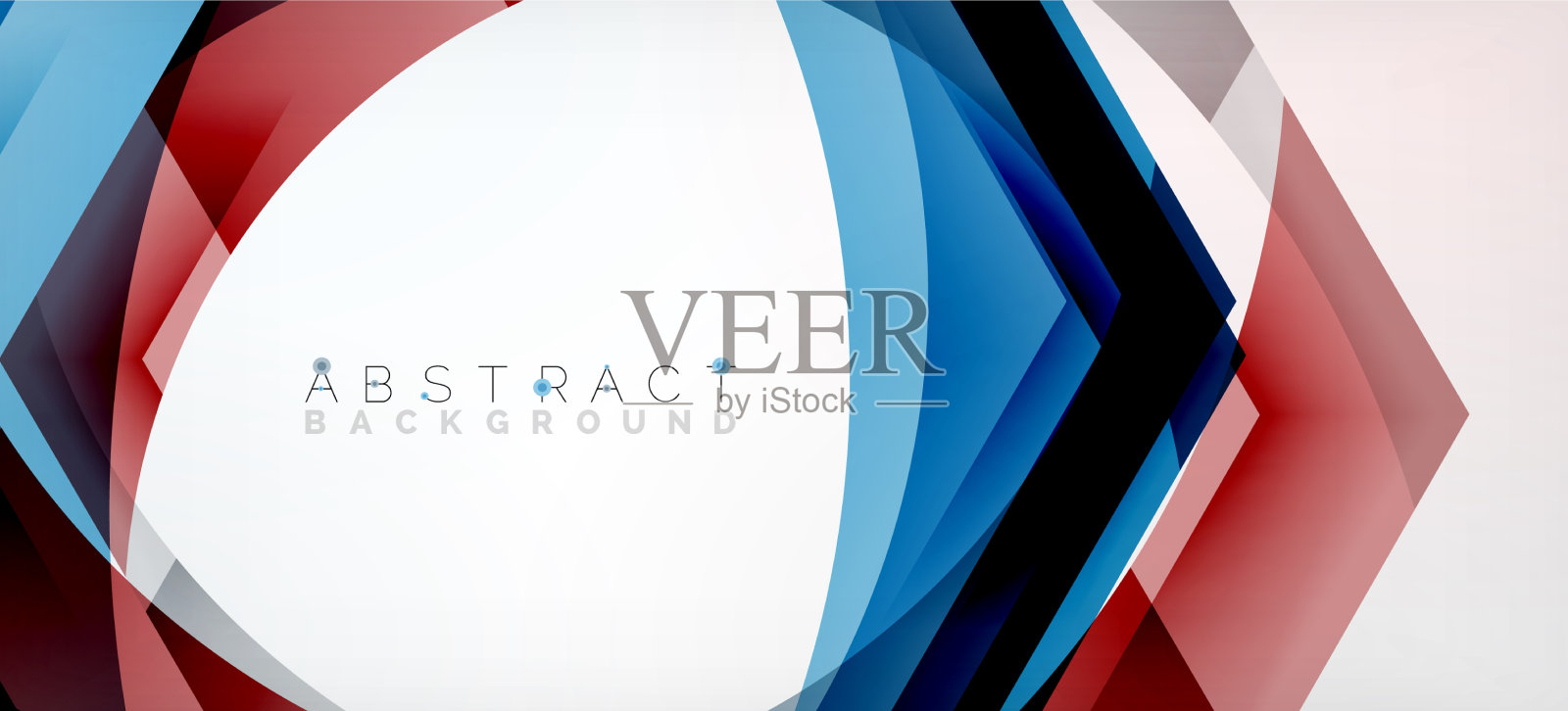 透明六边形几何形状抽象插画图片素材