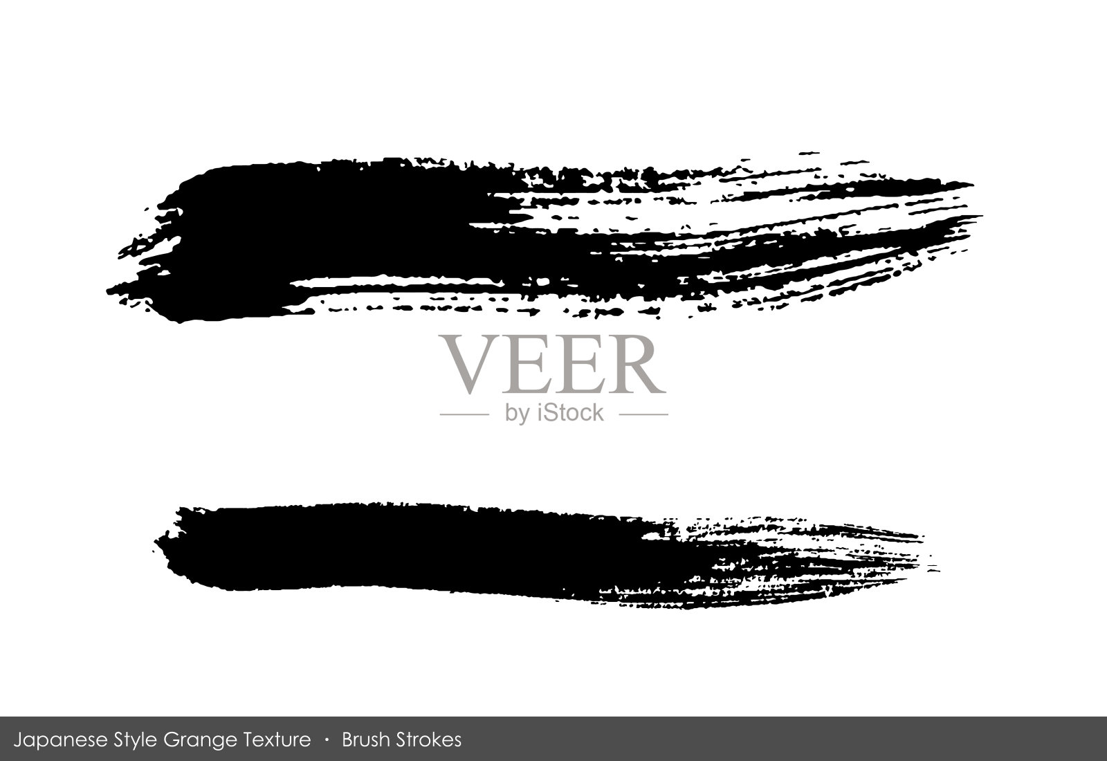 日本风格的画眉纹理插画图片素材