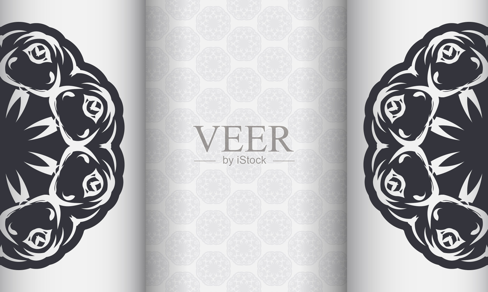 白色旗帜抽象的装饰和地方插画图片素材