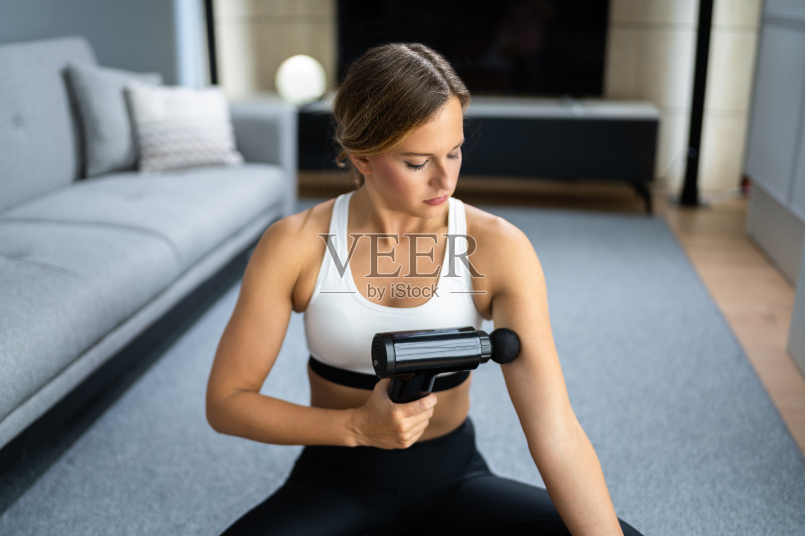 枪按摩机照片摄影图片