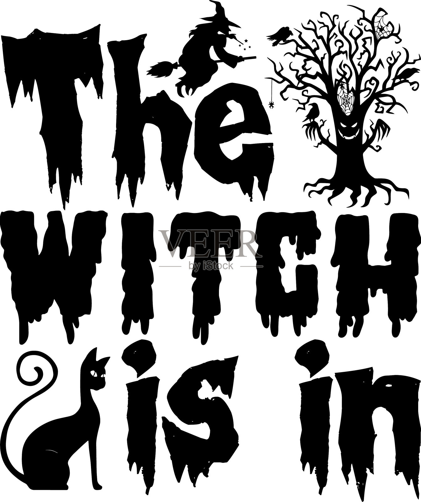 女巫在设计元素图片