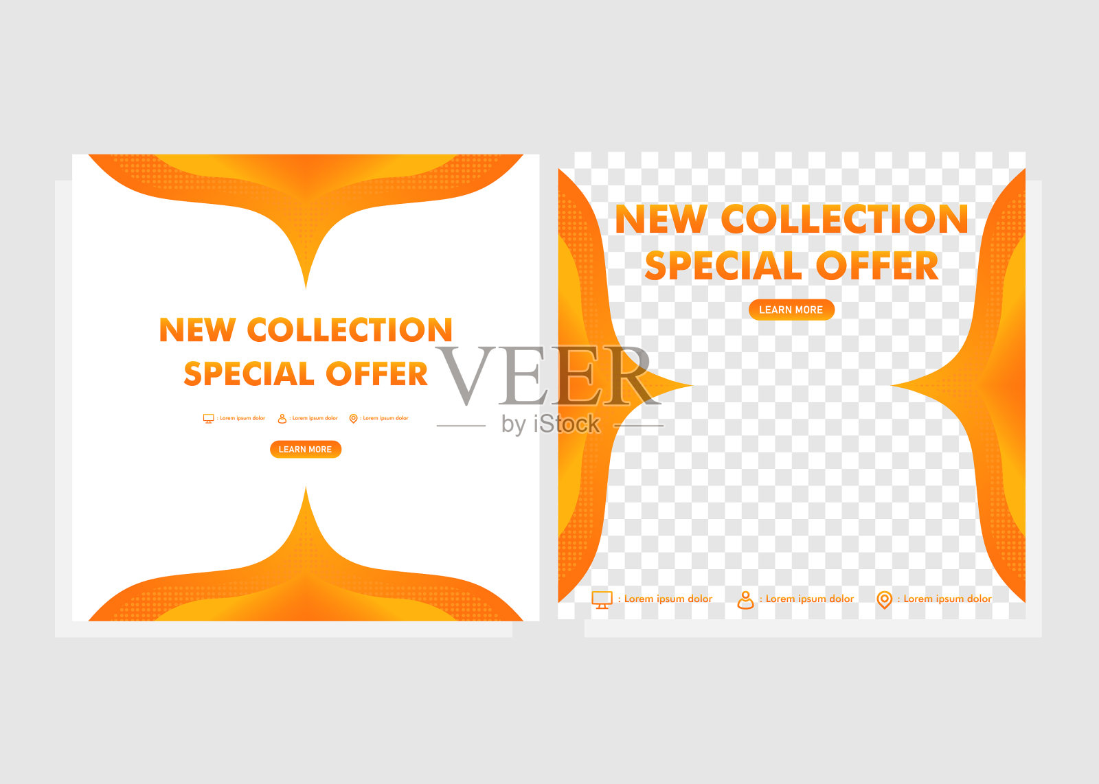 社交媒体模板新集合设计模板素材