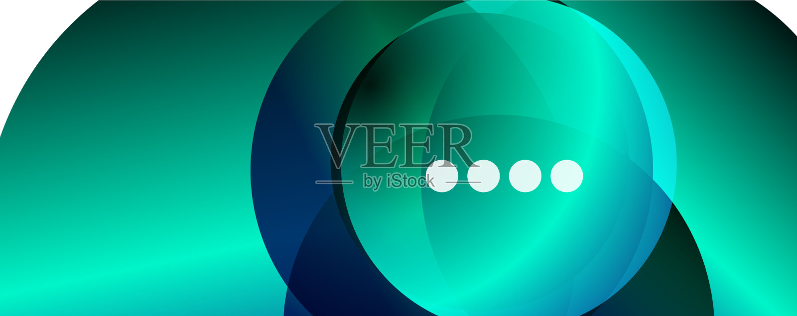 流体梯度旋转和圆圈明亮的颜色图标素材