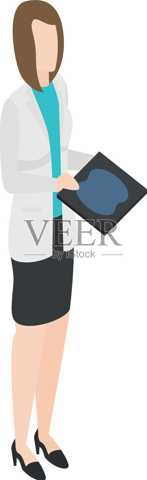 女医生阿凡达插画图片素材