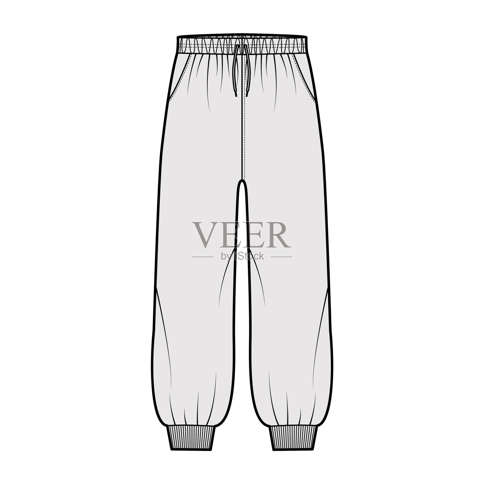 短裤运动裤技术时尚插画图片素材