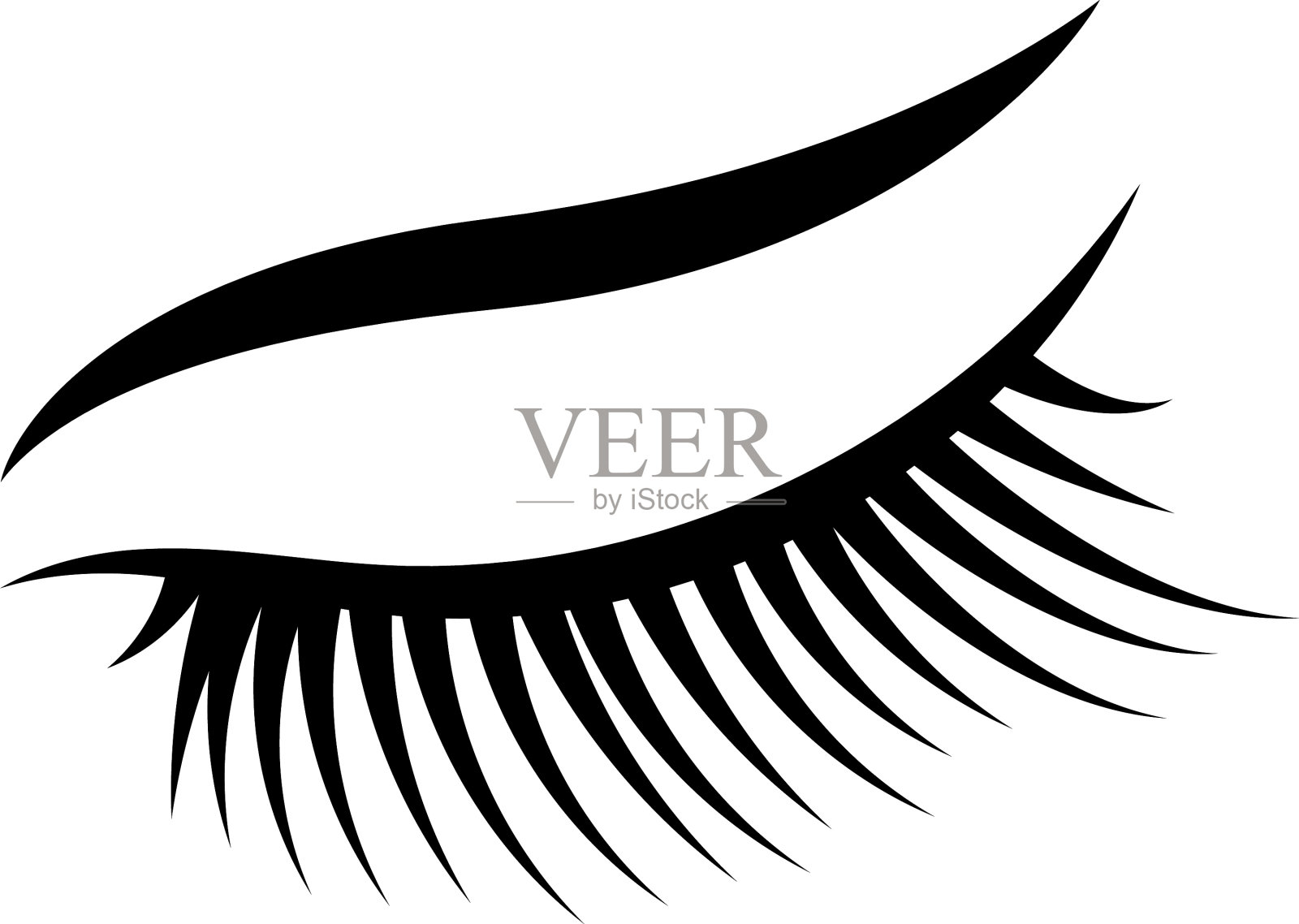 睫毛图标设计设计元素图片