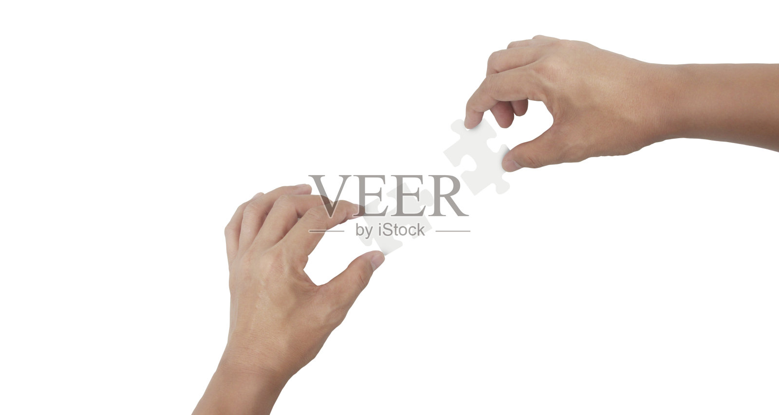 握在手中的拼图游戏。业务解决方案的成功照片摄影图片