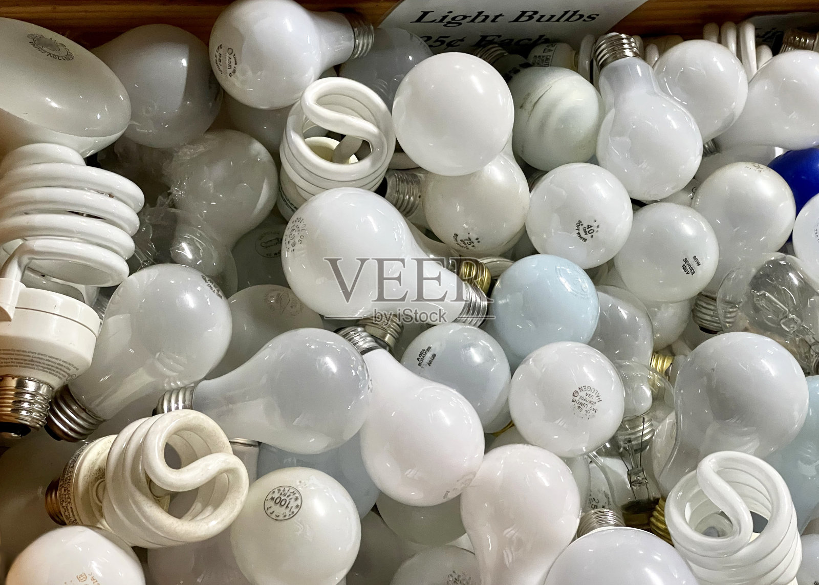 盒的灯泡照片摄影图片