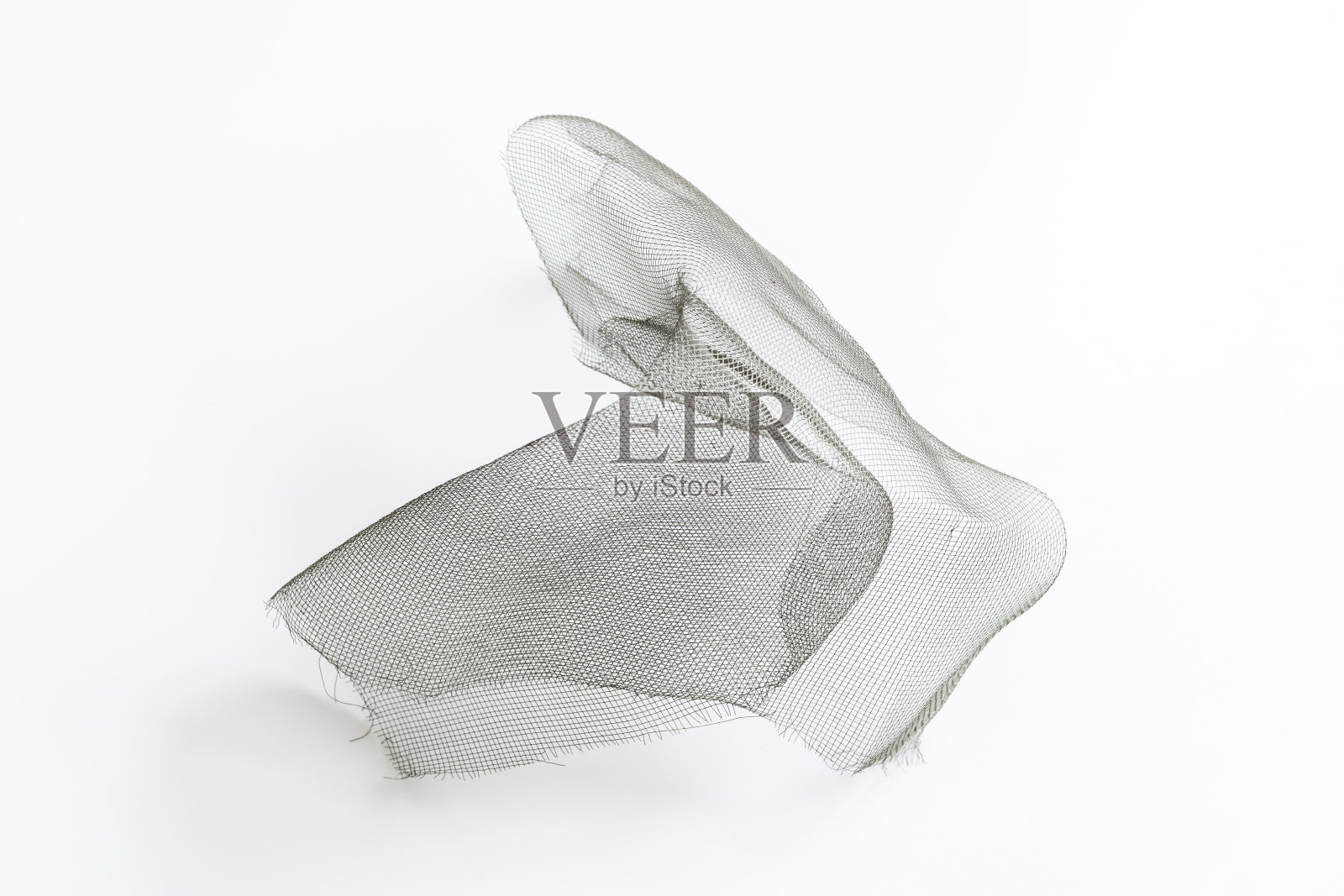 铁网，白色背景金属网照片摄影图片