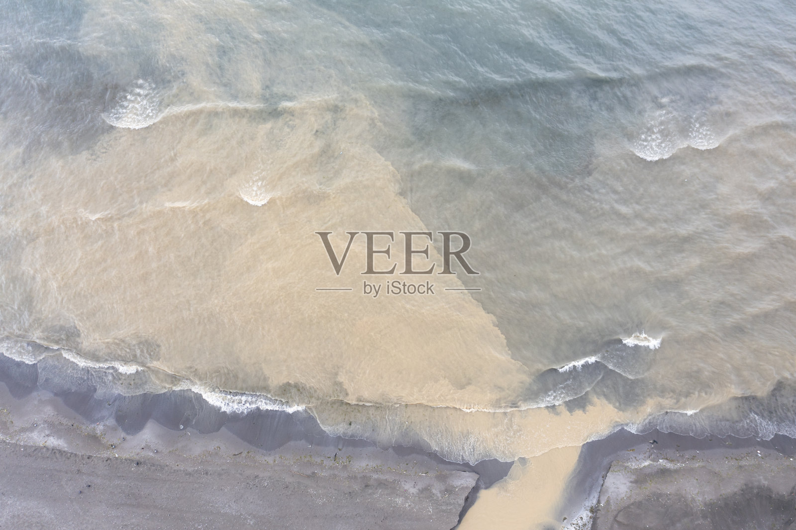 海洋污染。照片摄影图片