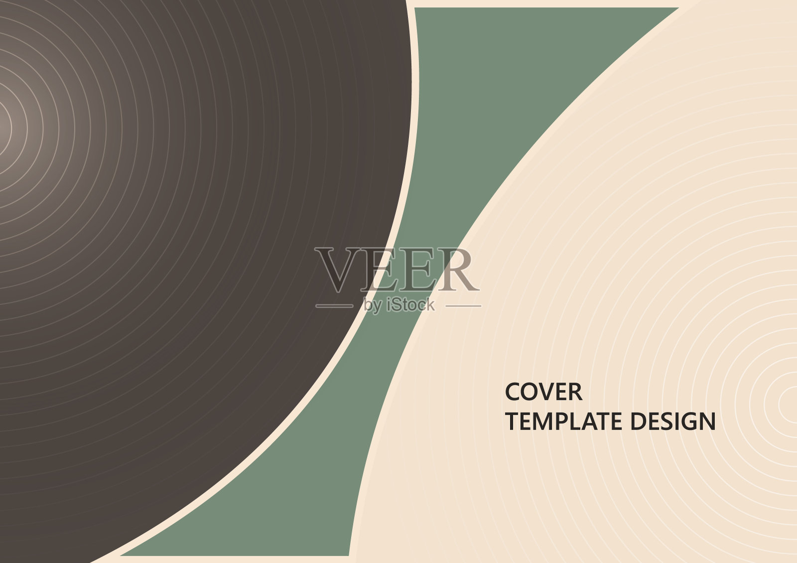 抽象的背景与彩色剪纸形状。公司设计。模板海报，横幅，名片，明信片。向量插画图片素材