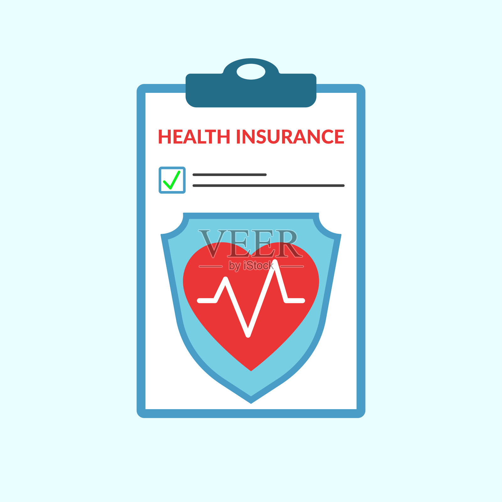 概念保险事故、生命安全和健康插画图片素材