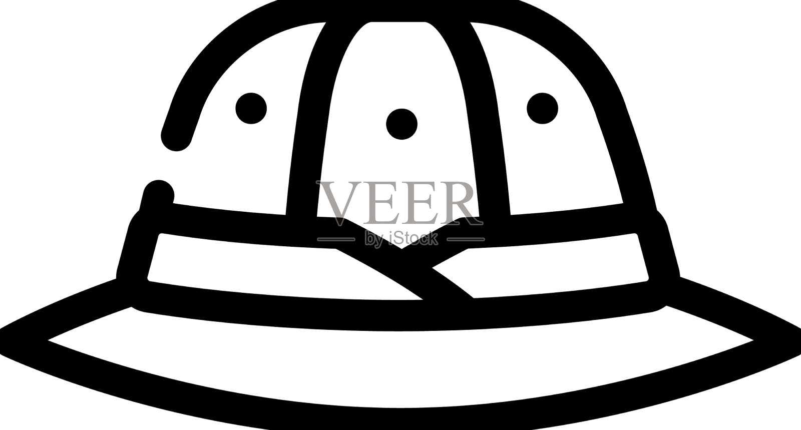 帽子猎人线图标设计元素图片