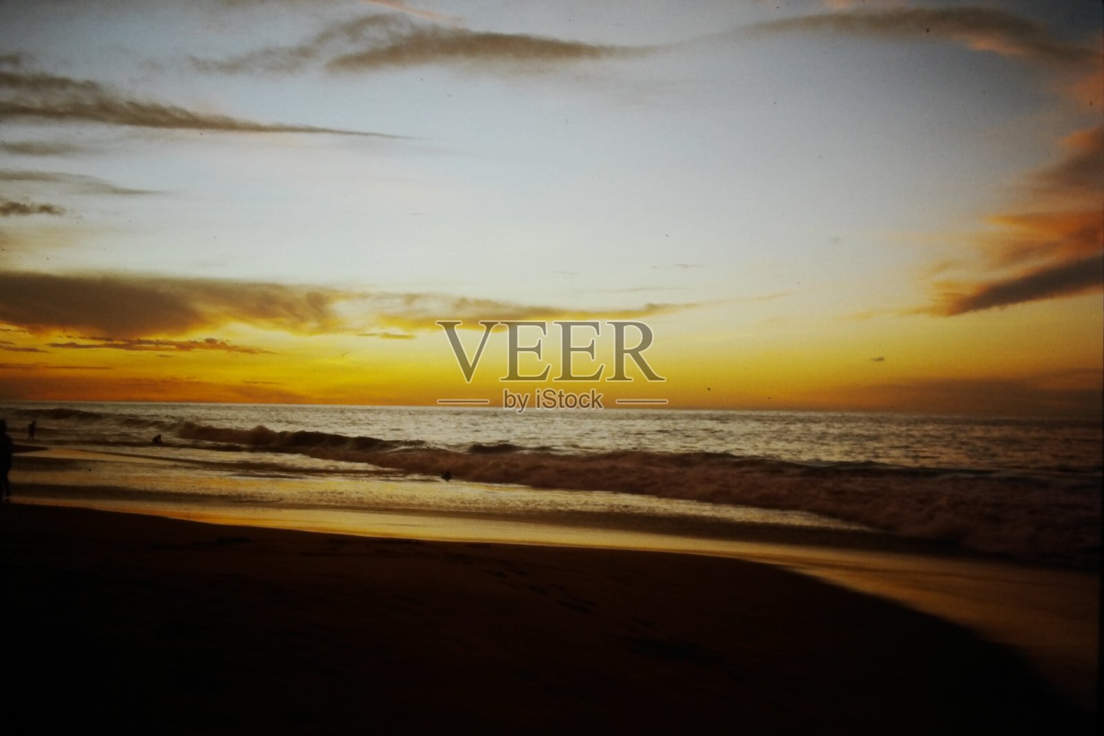 在海上日落照片摄影图片