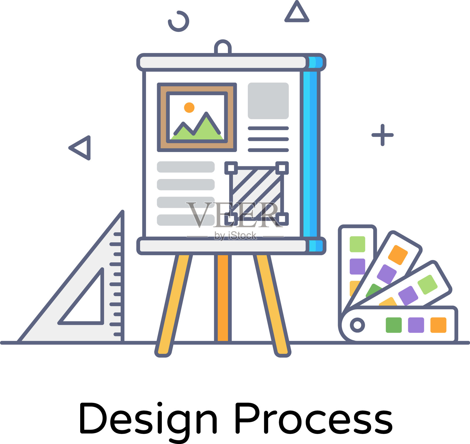 设计过程插画图片素材