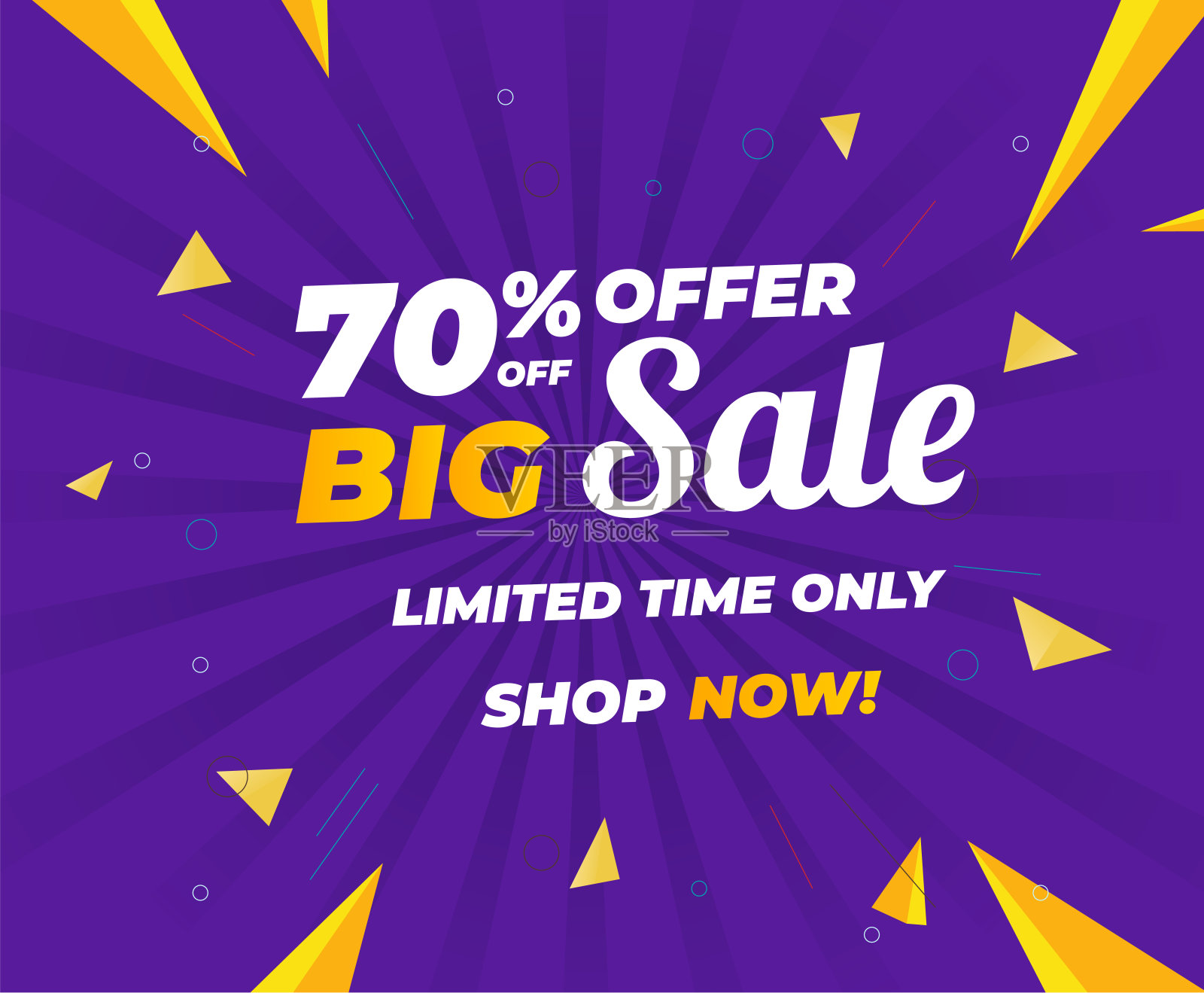 促销横幅模板设计，大减价优惠高达80%。超级大甩卖，季末特别优惠横幅。矢量插图。设计元素图片