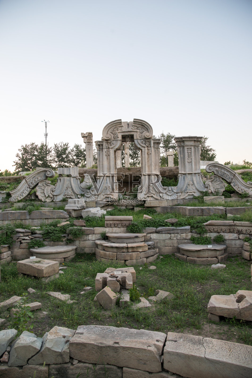 北京圆明园照片摄影图片