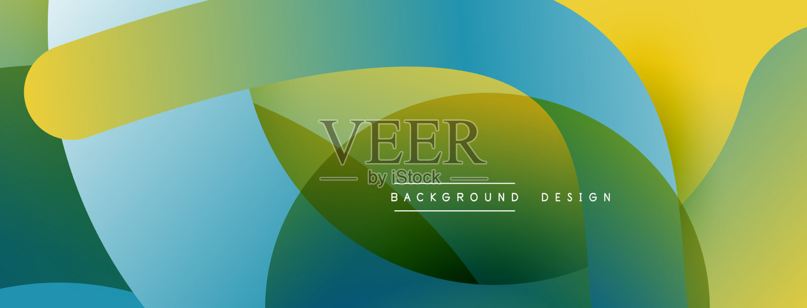 抽象交叠线和圆几何插画图片素材