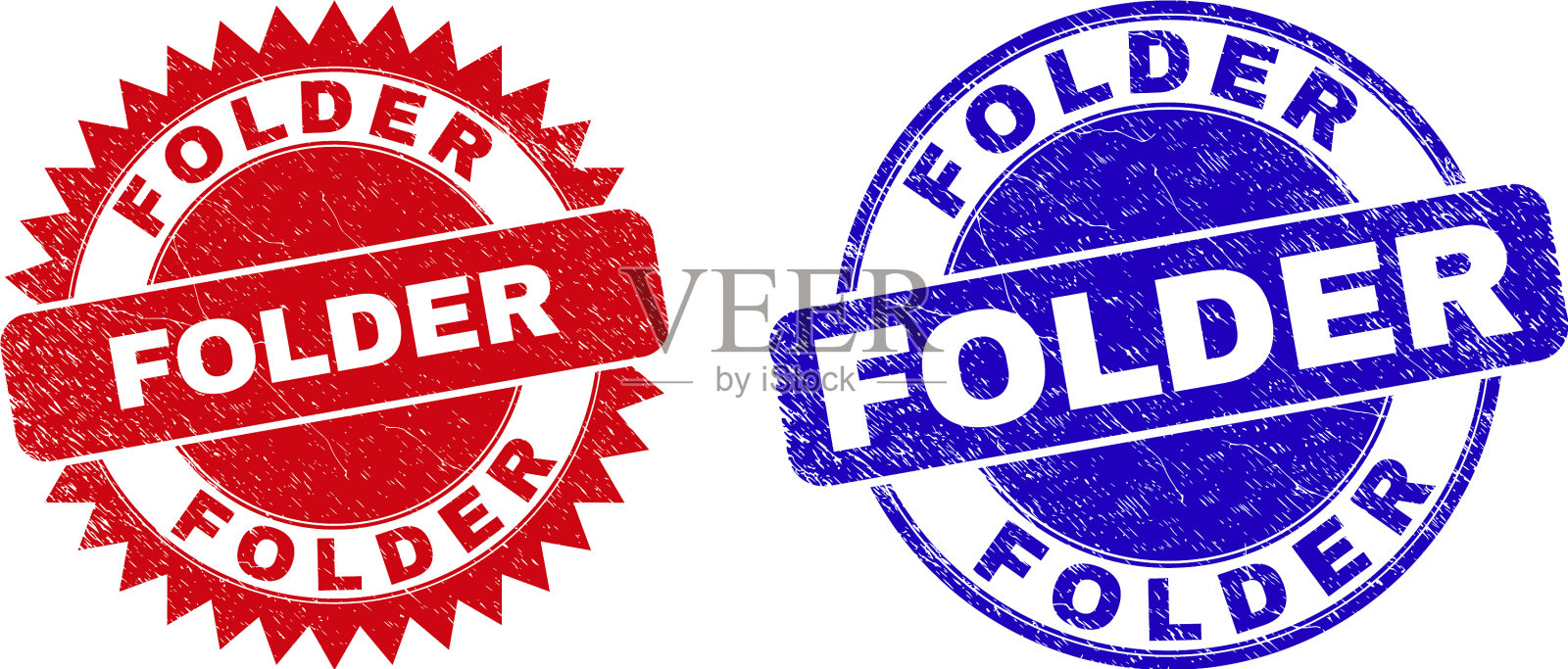 摺叠圆形及玫瑰形邮票已锈蚀插画图片素材